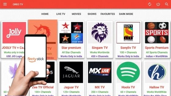 Oreo TV APK For FireStick- Download Oreo TV Mod on Firestick